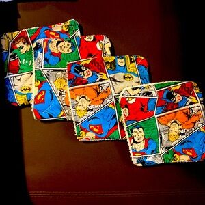 Handmade Quilted 💆🏼‍♀️🧴Face towels! Set of 4, Reusable, Washable, Bar towel
